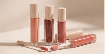 Lip makeup collection concept