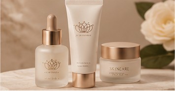Skincare collection concept